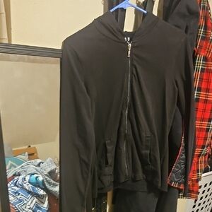 Danskin Now Black Zip-Up Hoodie